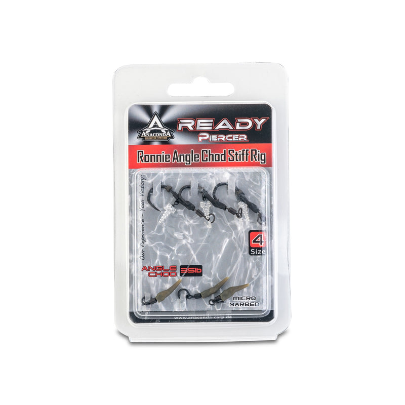 Laden Sie das Bild in Galerie -Viewer, ANACONDA Ready Ronnie Angle Chod Stiff Rig MB 4/35lb

