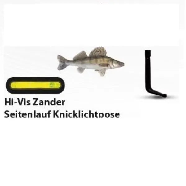 Laden Sie das Bild in Galerie -Viewer, Hi-Vis Zander Seitenlauf Knicklichtpose 8g
