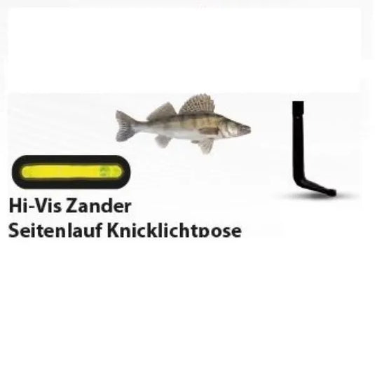 Hi-Vis Zander Seitenlauf Knicklichtpose 12g