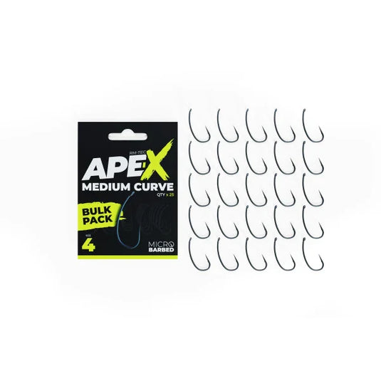 Ape-X Medium Curve Barbed Bulk Pack