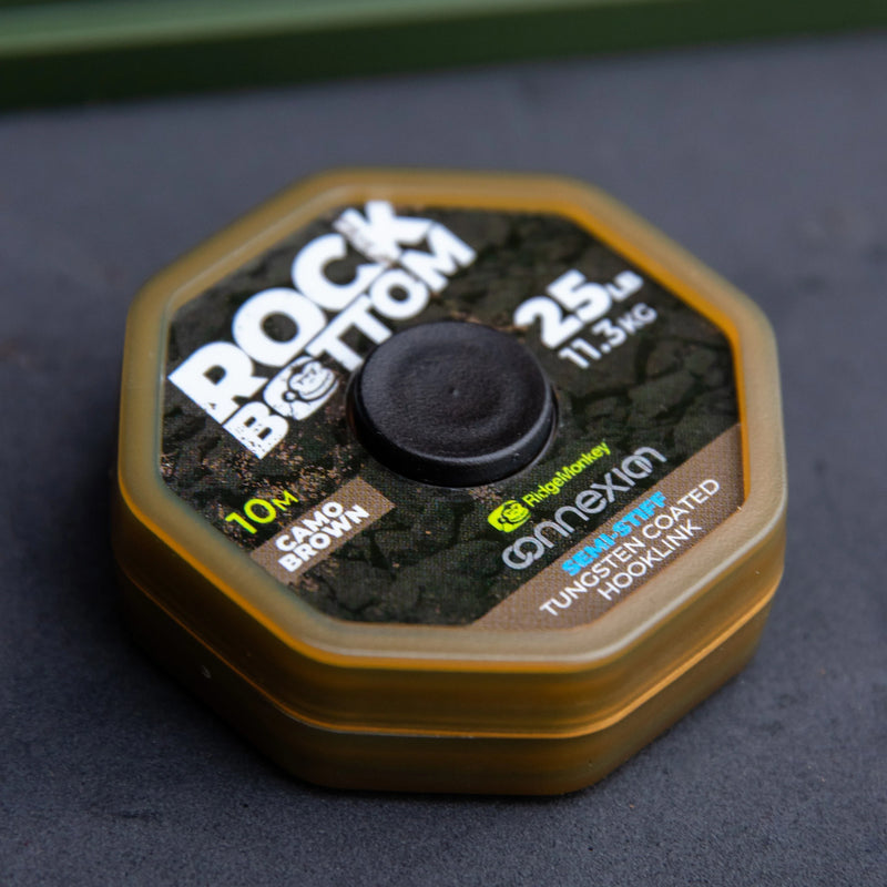 Laden Sie das Bild in Galerie -Viewer, Connexion Rock Bottom Tungsten Semi Stiff Coated Hooklink 25lb

