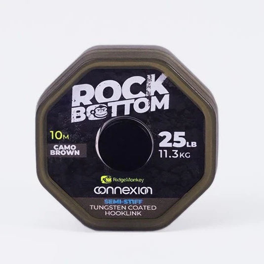 Connexion Rock Bottom Tungsten Semi Stiff Coated Hooklink 25lb
