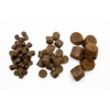 Pellets in drei verschiedenen Größen